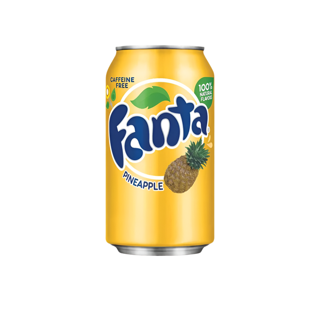 Fanta Pineapple 355ml 2,24 € (inkl. 0,25 € Pfand)