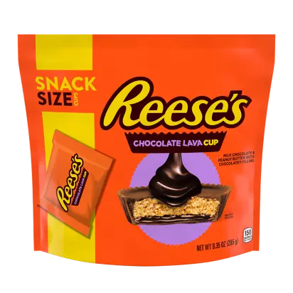 REESE'S Chocolate Lava Snack Size Peanut Butter Cups (1Stk 15,5g)