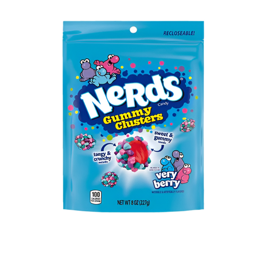 Nerds Gummy Clusters Very Berry 141g MHD Feb. 2025