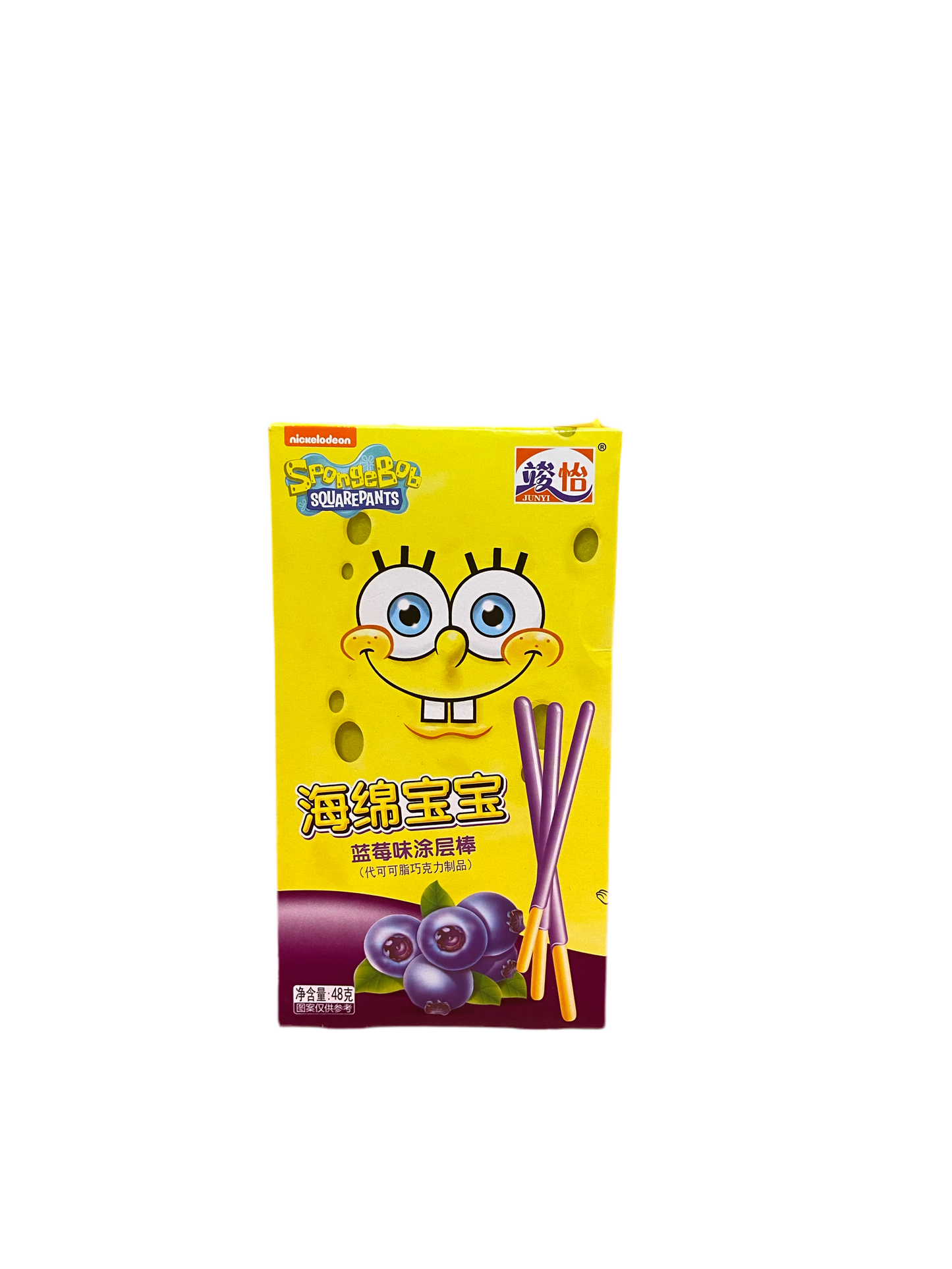 Spongebob Squarepants Schokosticks Blaubeere