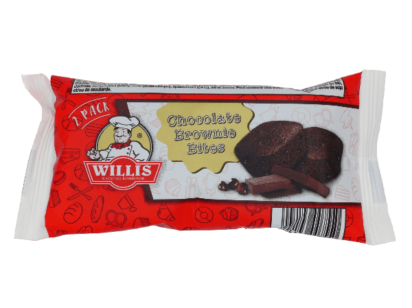 Willis Chocolate Brownie Bites 2-Pack 50g