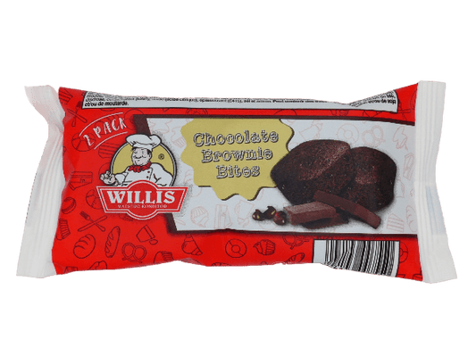 Willis Chocolate Brownie Bites 2-Pack 50g